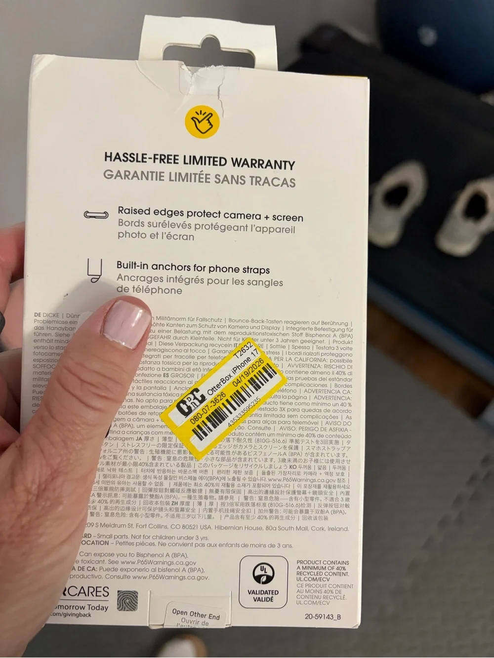 Otter box symmetry series iPhone 17 MagSafe clear